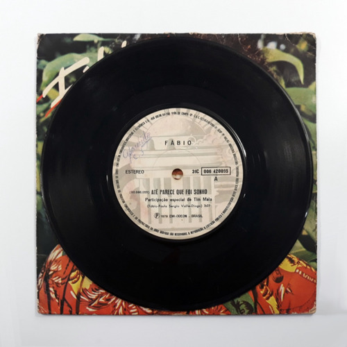 Ep Compacto Fábio Até Parece Que Foi Sonho Disco Vinil 1979