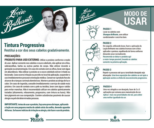 Kit C/ 02 Un. Loção Capilar Brilhante Líquida Com 150ml