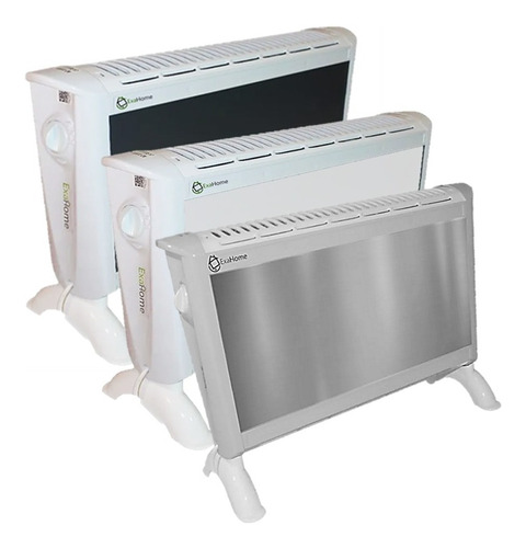 Calefactor Electrico Panel Estufa 3 Niveles 2 Años Exahome Color Blanco