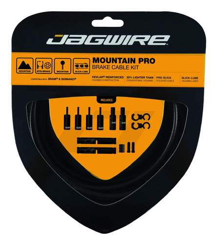 Jagwire Pck409 - Kit De Cables Y Vaina, Color Negro Sigilo, 