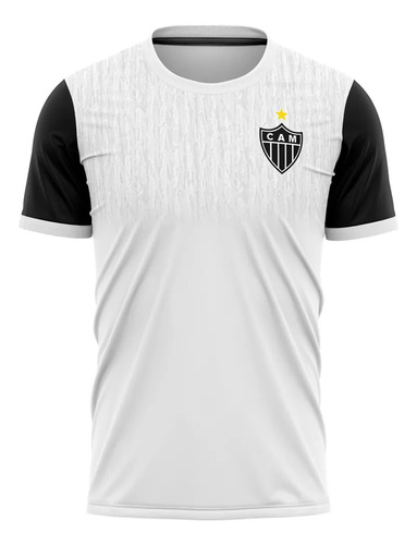 Camiseta Braziline Glacier Atlético Mineiro Infantil - Branc