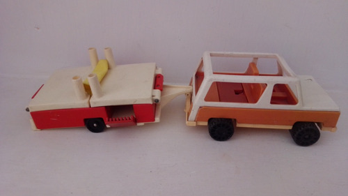 Camioneta Camper Fisher Price Víntage Año 1979 38cm 