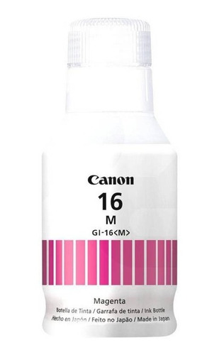 Tinta Canon Gi-16 16 Color Rojo Magenta 100% Original Gl-16 