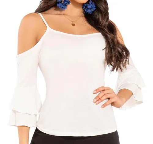 Blusa Lesly Blanco para mujer Croydon Blusa Lesly Blanco para mujer Croydon