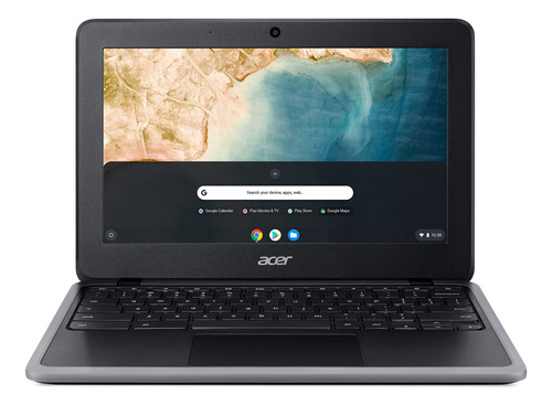 Notebook Acer Chromebook C733 negra 11.6", Intel Celeron N4020  4GB de RAM 32GB SSD, Intel UHD Graphics 600 60 Hz 1366x768px Google Chrome