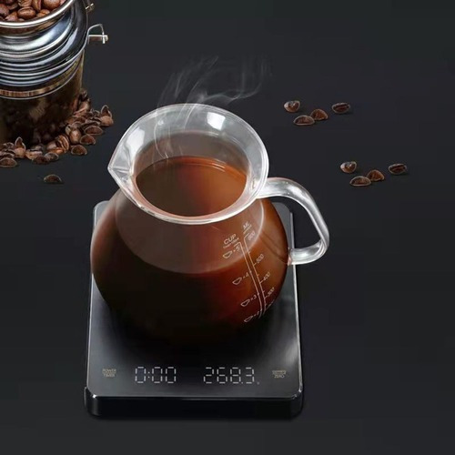 Báscula Digital De Café Recargable Para Pesar Alimentos