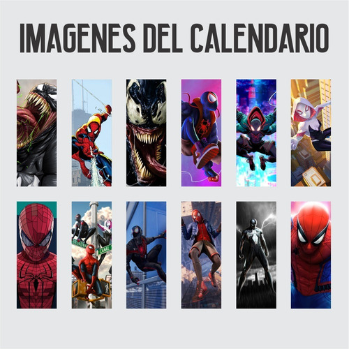 Imagen 5 de 6 de Calendario 2023 Spiderman - Animeras
