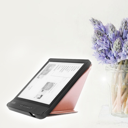 Funda Para Kobo Libra H2o 7 Ereader Premium Pu Cuero Multia