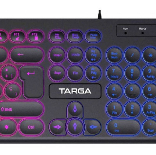 Imagen 2 de 5 de Teclado Gamer Jupiter 150 Backlit Targa