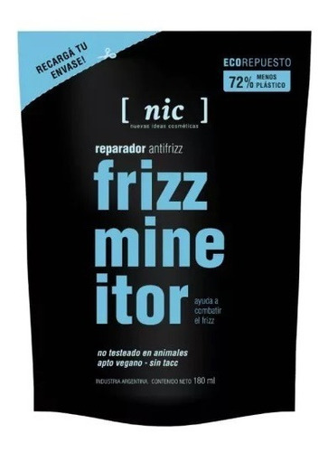 Nic Tratamiento Reparador Antifrizz Frizzmineitor Refill 