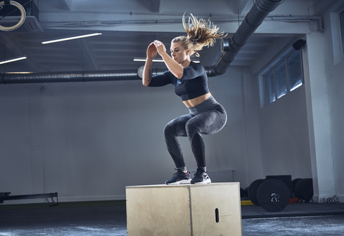 Banner Gimnasio Hombre Y Mujer 120x80cm Mujer 2
