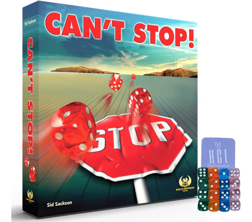 Juego De Mesa Cant Stop, Incluido Con Cuatro Juegos De Dados