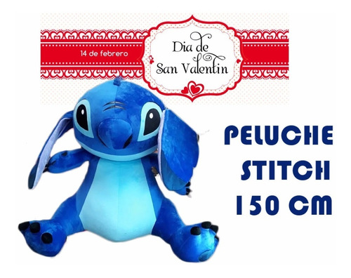 Peluche Stitch Gigante De 150 Cm Regalo Romantico Oso