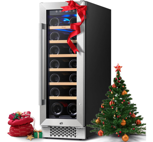 Yeego Refrigerador De Vino De 12 Pulgadas, Enfriador De Vino