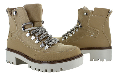 Moonbeat Bota Militar Tactopiel Negro Mujer 80032