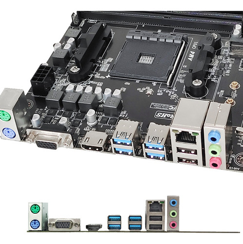 Placa Madre Amd Soyo A520m Ddr4 Am4 M-atx Hdmi Vga M2 Nvme