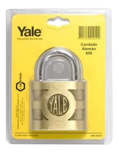 Candado Aleman Yale 850 / De Seguridad /exteriores-almacenes