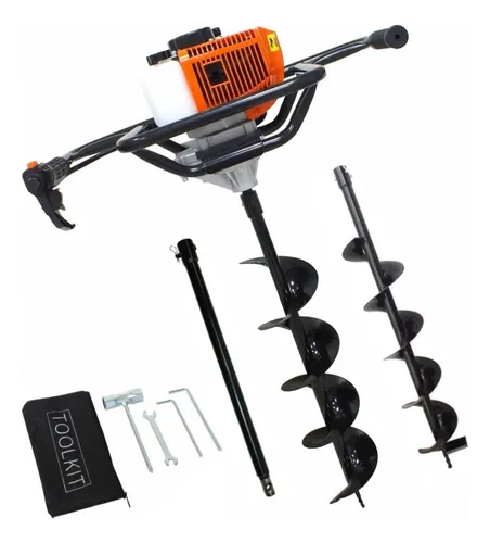 comprar Perfurador De Solo Vulcan Vps520 Kit Com 2 Brocas + Extensao