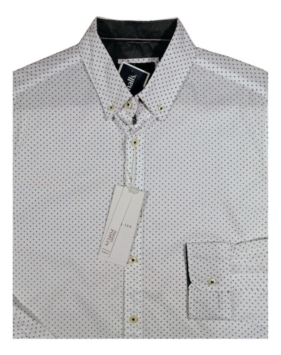 Camisa Hombre Level Ten Talla S 100% Algodón