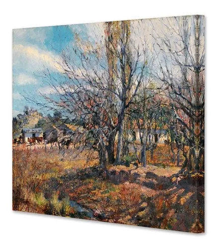 Cuadro Canvas Fin Del Invierno Fernando Fader 66x80 M Y C