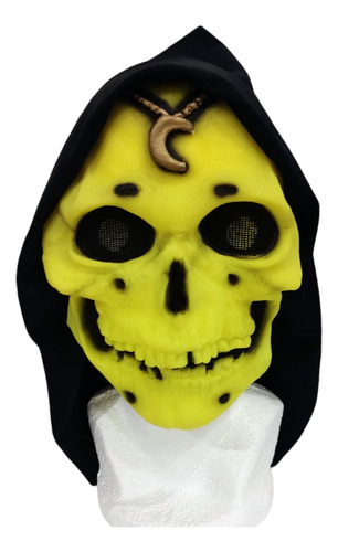 Mascara Hallowen Brujo Calavera Parka Espectro