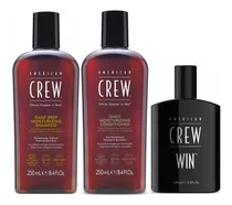 Comprar Shampoo Hidratante + Conditioner + Win American Crew Men