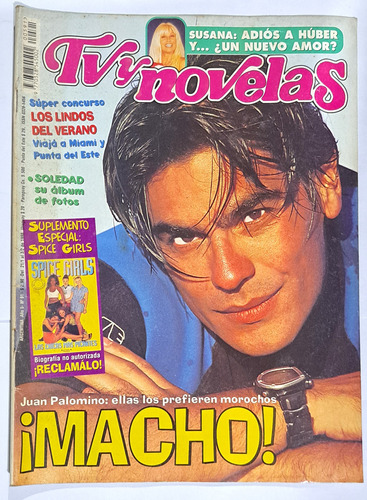 Revista Tv Y Novela N° 91 / 1998 / Susana Gimenez Y Su Amor