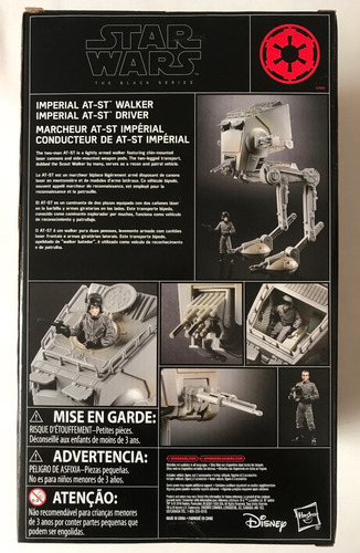 Imperial At-st Walker With Driver Star Wars The Black Series (Usado)