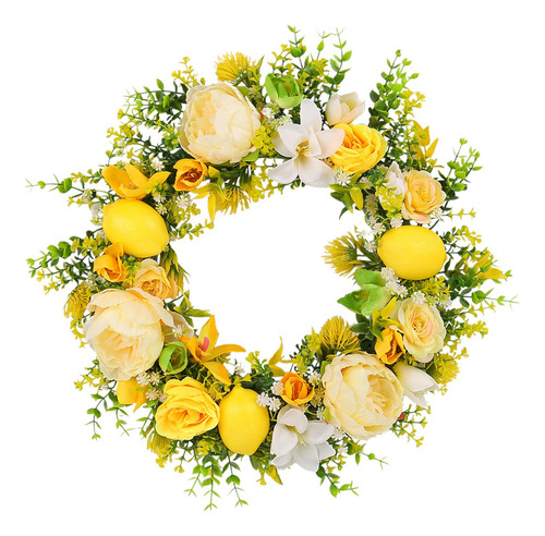 Guirnalda De Peonías Y Artificial De 45cm, Decoración De