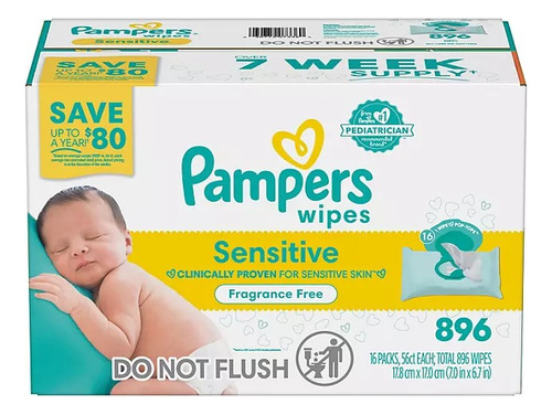 Toallitas Húmedas Pampers Sensitive Baby Wipes