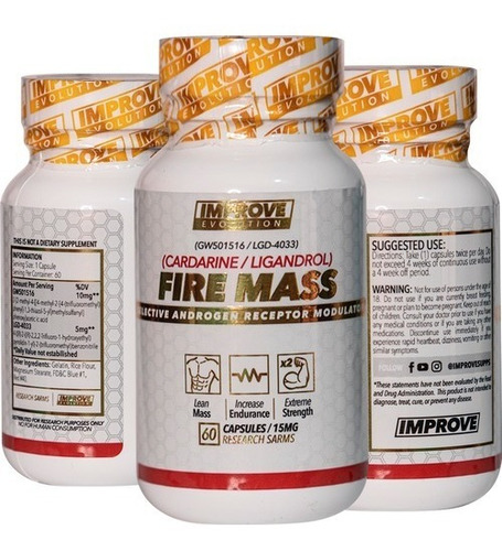 Fire Mass (ligandrol/cardarina) - Unidad a $300000