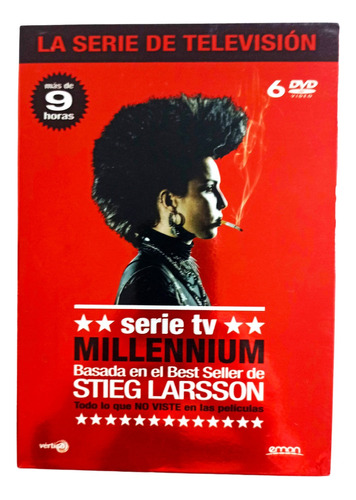  Dvd Serie De Tv Millenium De Stieg Larsson, Pal, Zona2