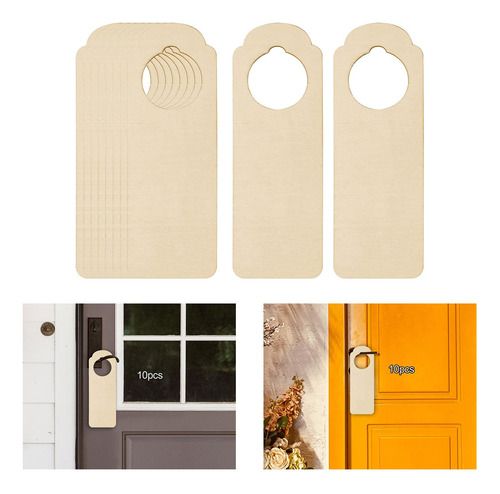10 Uds. Perilla De Puerta En, Colgador De Señales De
