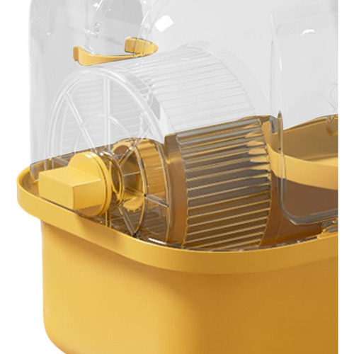 Hámster Cage Pet Hábitat De Mascotas De Jaula De Amarillo