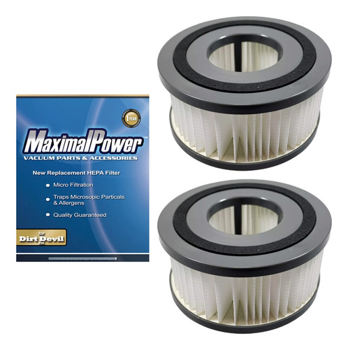 Maximalpower Filtro Vacio Hepa 2 Unidad Para Dirt Devil Tipo