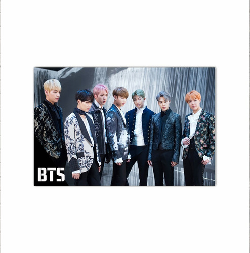 Cuadro Bts + Color Negro
