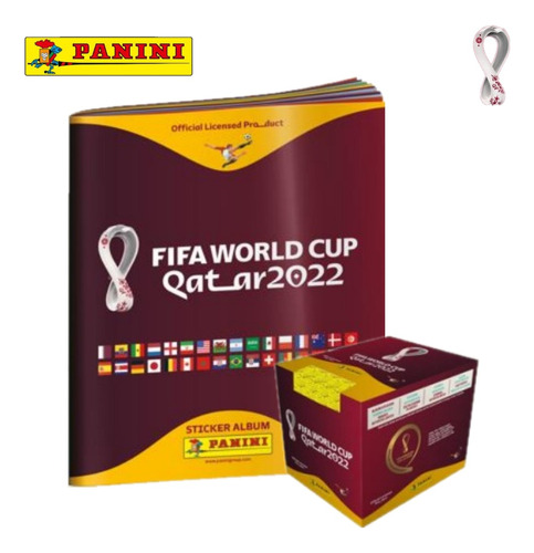 Panini Mundial Qatar 2022 Album Tapa Blanda Y Caja Barajitas