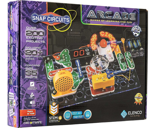 Snap Circuits Arcade, Kit De Exploração Eletrônica, Stem...