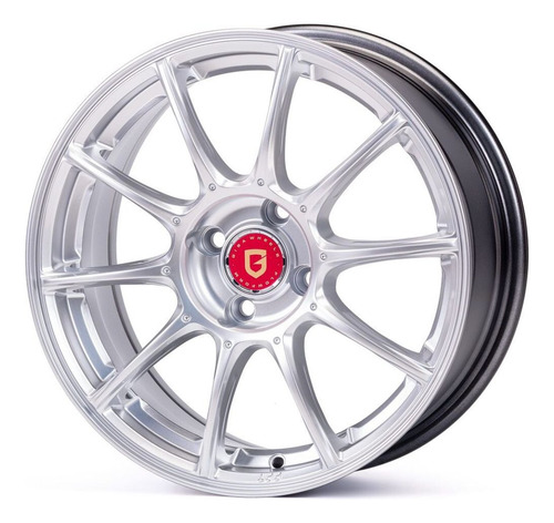 Roda Gisa Drag10 Flow Forming 17x8 4x100 Et35 Gol Saveiro Up