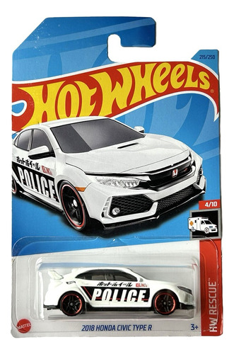 Honda Civic Type R 2018 Police Japon Hot Wheels (215)