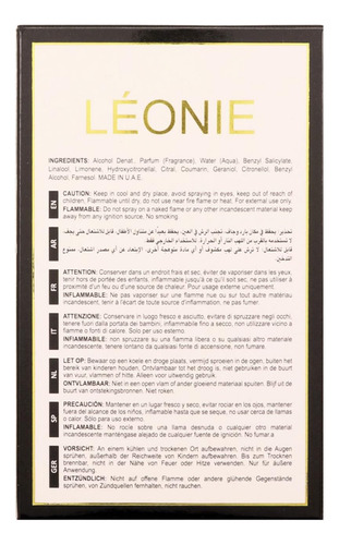 Perfume Leonie Intense De Maison Alhambra, 100 Ml