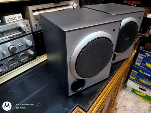 Bafle Subwoofer Activo Sony Muteki Sa-wp1500 165watt Hbaudio Gris Oscuro (Usado)