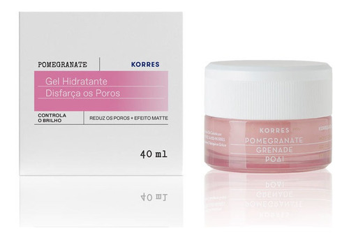 Korres Pomegranate Creme Facial Controle De Oleosidade 40ml