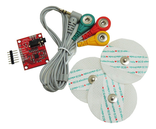 Módulo Sensor Batimentos Cardíacos Ad8232 Ecg Para Arduino