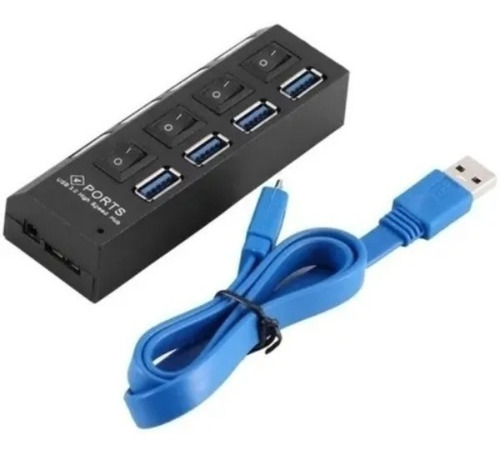 Imagen 2 de 2 de Hub De 4 Puertos Usb 3.0 Para iMac O Cualquier Pc