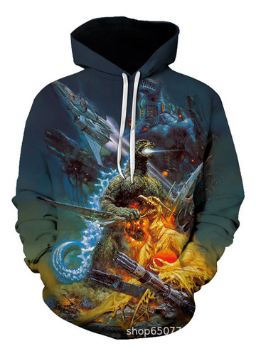 Sudadera Con Capucha Cos Hoodie Con Estampado Digital 3d