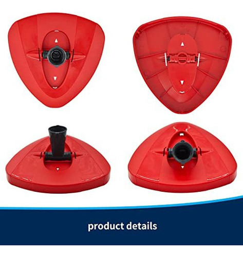 Compatible Lote De 2 Recambio Bases For Mopas Vileda/ocedar