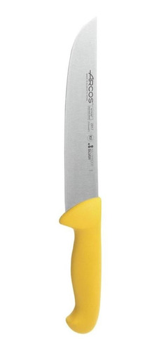 Cuchillo Arcos Carnicero 21 Cm 2900 Amarillo