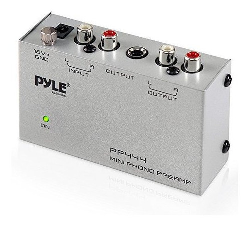 Pyle Phono Turntable Preamp - Mini Estéreo De Audio Electrón