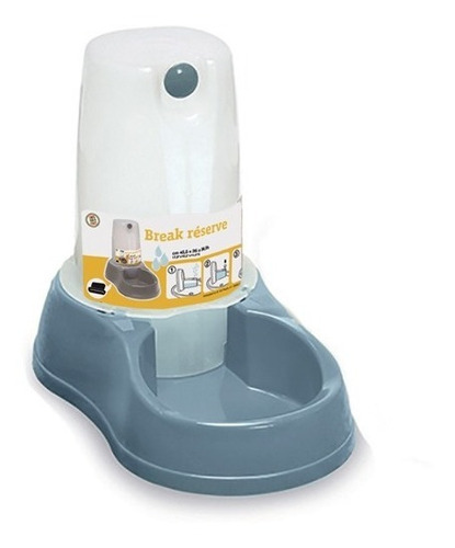 Bebedero Con Tolva Stefanplast 1,5 L Para Gato Perro